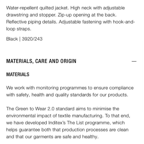 Zara Dog Zara Quilted Dog Coat Black Large Poshmark